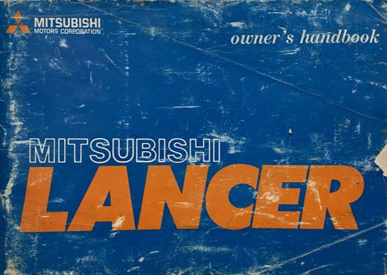 MITSUBISHI LANCER Owner's Handbook 1979