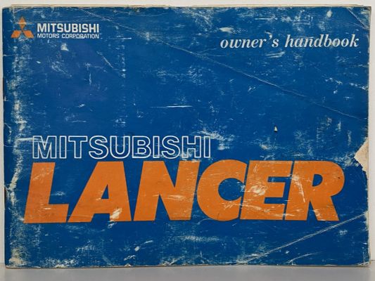 MITSUBISHI LANCER Owner's Handbook 1979