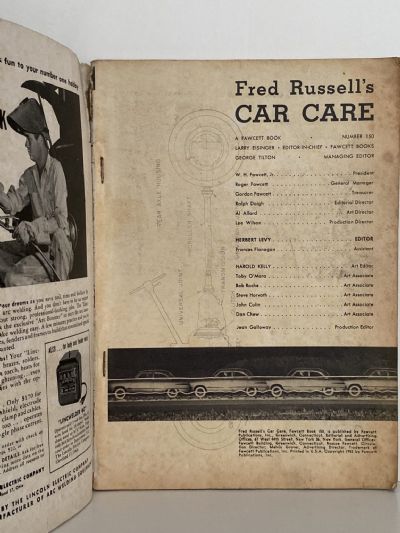 FRED RUSSELL'S CAR CARE: How To Detect and Repair Troubles From Engine to Axle