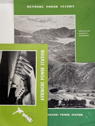 BENMORE / WAITAKI / AVIEMORE POWER PROJECTS: Information Flyers 1960s / 70s