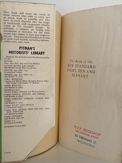 THE BOOK OF THE NEW STANDARD EIGHT, TEN AND PENNANT