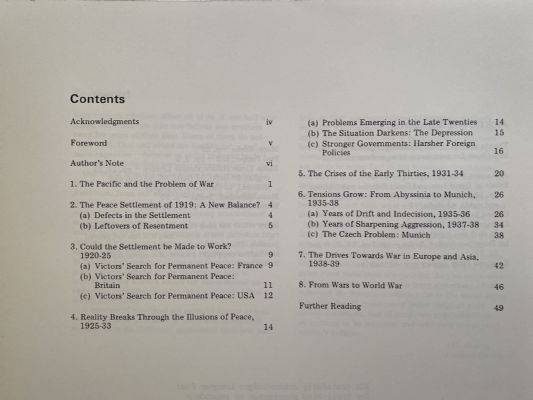 THE ORIGINS OF WORLD WAR II, 1919-41: A Study in International Relations