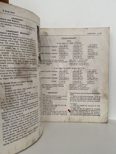 VAUXHALL SHOP MANUAL: Models H & I - 10 & 12 H.P.