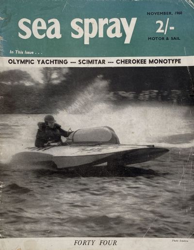 VINTAGE MAGAZINE: Sea Spray Motor and Sail - November 1960