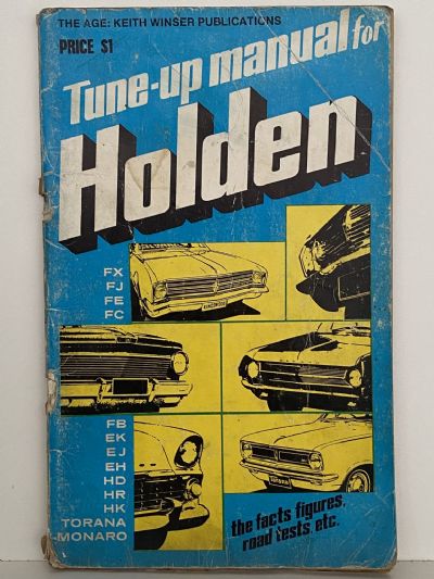 TUNE-UP MANUAL FOR HOLDEN 9th edition