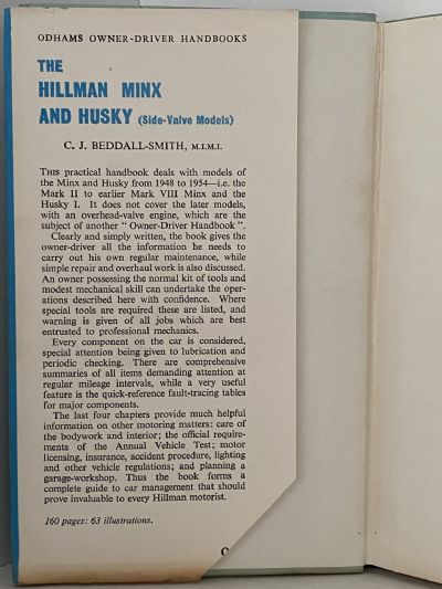 THE HILLMAN MINX AND HUSKY (Side Value Models)