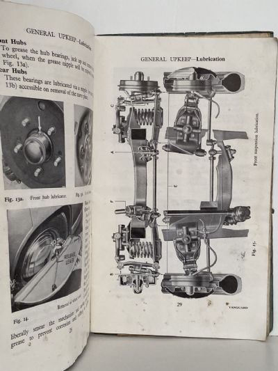 STANDARD VANGUARD SALOON: Series II 1953 Instruction Book