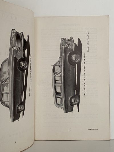 STANDARD VANGUARD 6: Owner's Handbook - Vignale Saloon De Luxe