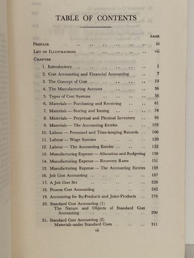 COSTING PROCEDURES: 5th edition