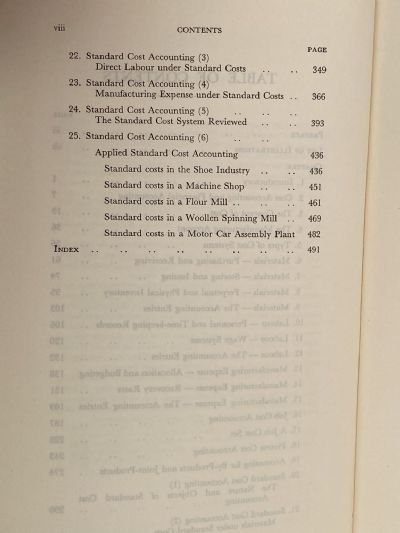 COSTING PROCEDURES: 5th edition