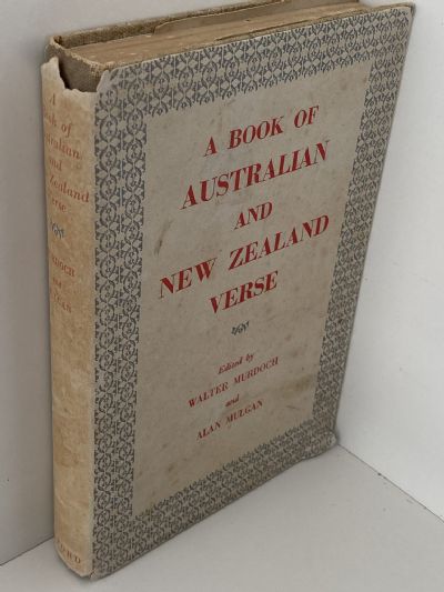 A BOOK OF AUSTRALIAN AND NEW ZEALAND VERSE