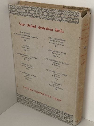 A BOOK OF AUSTRALIAN AND NEW ZEALAND VERSE