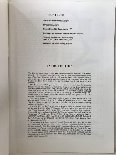 A TRAMPER'S GEOLOGY OF THE TARARUAS
