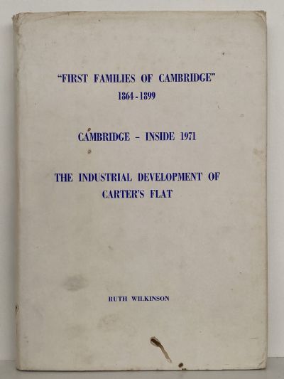FIRST FAMILIES OF CAMBRIDGE 1864-1899
