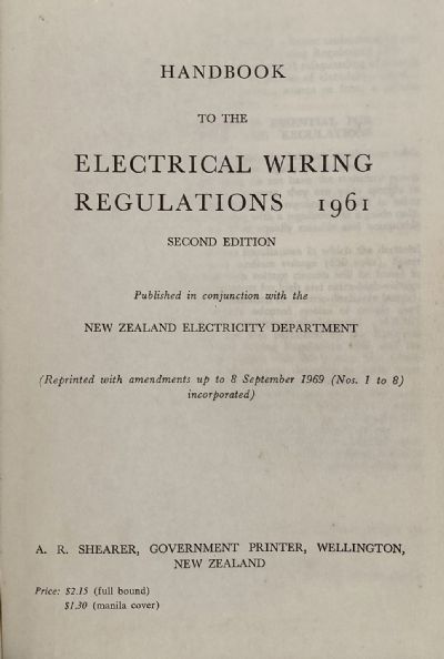 ELECTRICAL WIRING REGULATIONS 1961 - Second Edition