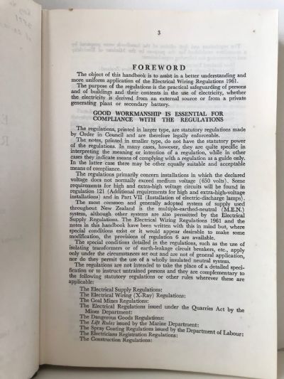 ELECTRICAL WIRING REGULATIONS 1961 - Second Edition