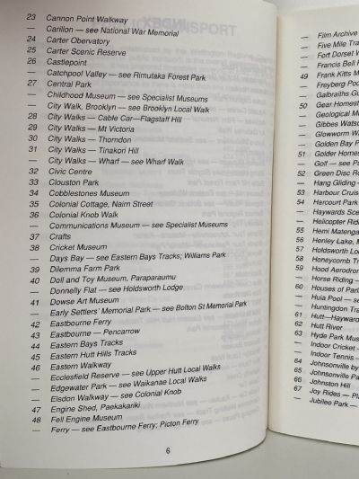 AROUND AND ABOUT WELLINGTON: Revised 5th edition