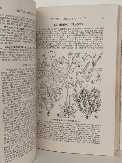 BRETT'S GARDENING GUIDE 1960 Revised Edition