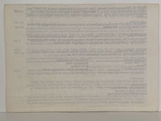 COROMANDEL Forest Park - Hut and Track Information 1982