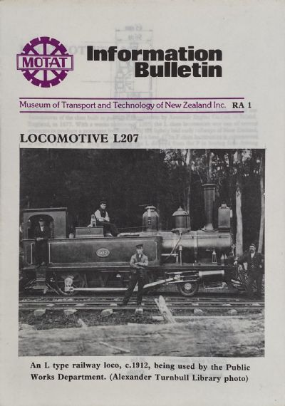 LOCOMOTIVE L207: Motat Information Bulletin RA1