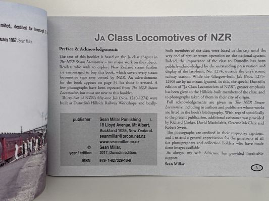 JA CLASS LOCOMOTIVES OF NZR: Dunedin Edition