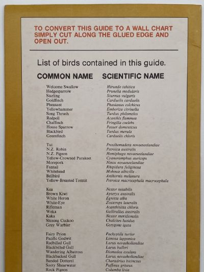 IDENTIFICATION GUIDE TO NEW ZEALAND BIRDS