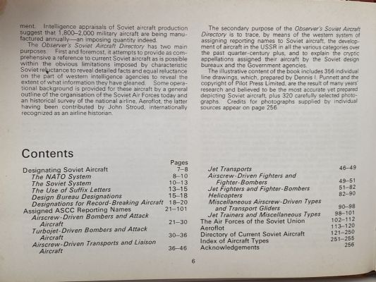 THE OBSERVER'S SOVIET AIRCRAFT DIRECTORY