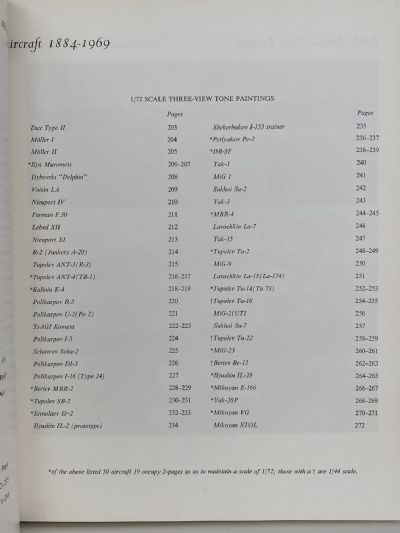RUSSIAN CIVIL AND MILITARY AIRCRAFT 1884-1969