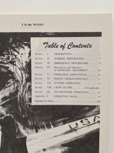 F-51D MUSTANG HANDBOOK: For Pilot and Historian