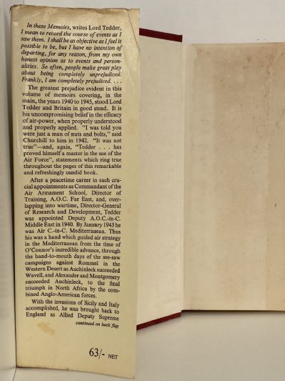 WITH PREJUDICE: The War Memoirs of Marshal of the Royal Air Force