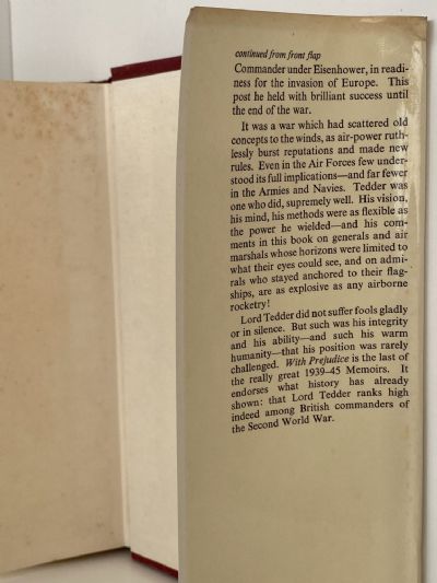 WITH PREJUDICE: The War Memoirs of Marshal of the Royal Air Force