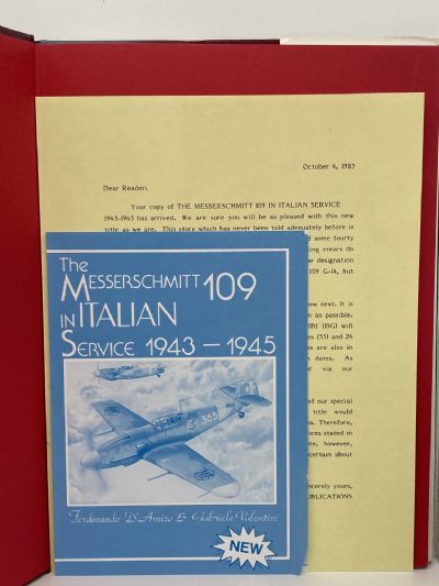 MESSERSCHMITT 109 IN ITALIAN SERVICE 1943-1945