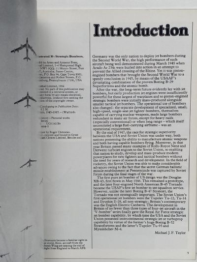 STRATEGIC BOMBERS 1945-1985