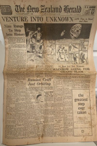 OLD NEWSPAPER: The New Zealand Herald, 21 July 1969 - Moon Landing Special