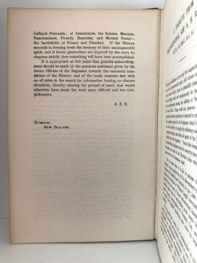 OFFICIAL HISTORY OF THE OTAGO REGIMENT, N.Z.E.F. In the Great War 1914-1918