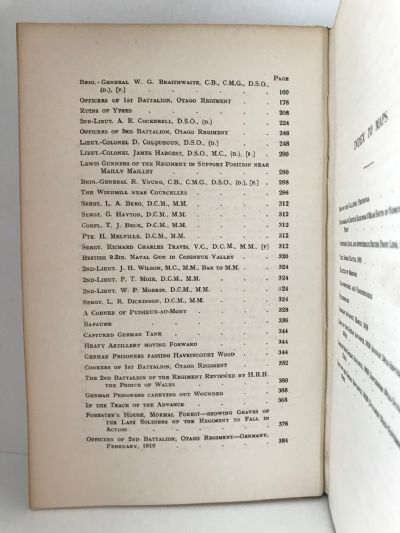 OFFICIAL HISTORY OF THE OTAGO REGIMENT, N.Z.E.F. In the Great War 1914-1918