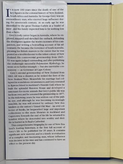 TO BE A HERO: A Biography of Sir George Grey