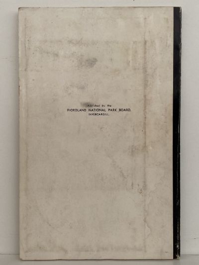 FIORDLAND NATIONAL PARK: Handbook 1961