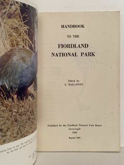 FIORDLAND NATIONAL PARK: Handbook 1961