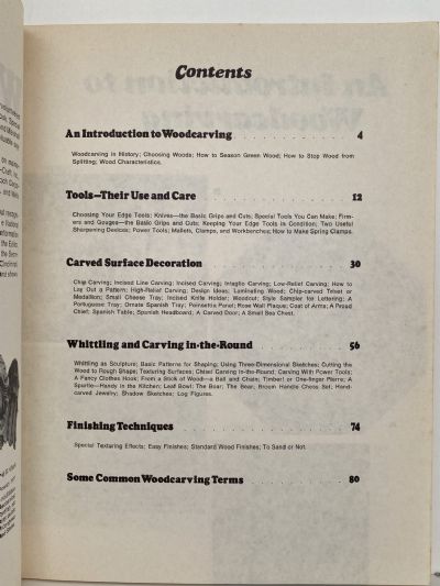 WOODCARVING: Techniques and Projects