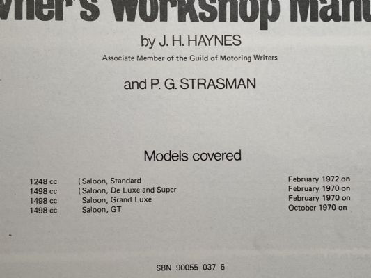 HILLMAN AVENGER: Owner's Workshop Manual - 1970 onwards