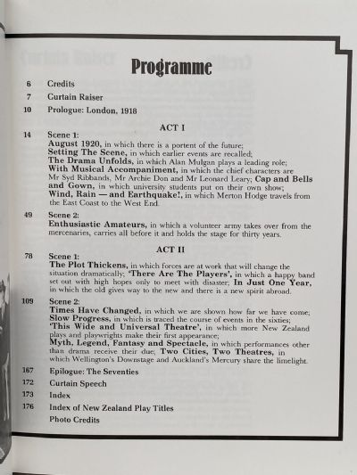 A DRAMATIC APPEARANCE: New Zealand Theatre 1920-1970
