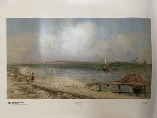 OLD PRINT: Breezy Day off Point Henry