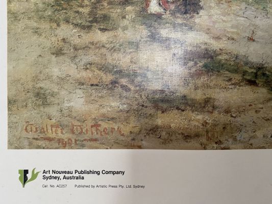 OLD PRINT: Breezy Day off Point Henry