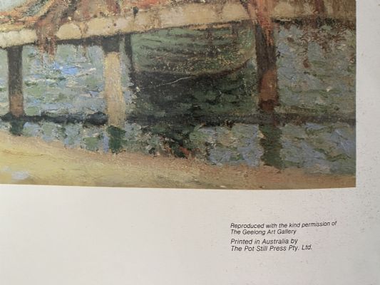 OLD PRINT: Breezy Day off Point Henry