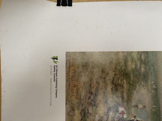 OLD PRINT: Breezy Day off Point Henry