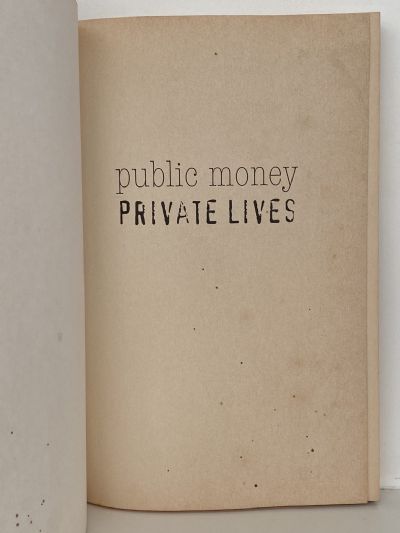 PUBLIC MONEY PRIVATE LIVES: Aotearoa Television -  The Inside Story