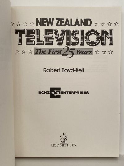 NEW ZEALAND TELEVISION: The First 25 Years