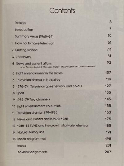 NEW ZEALAND TELEVISION: The First 25 Years