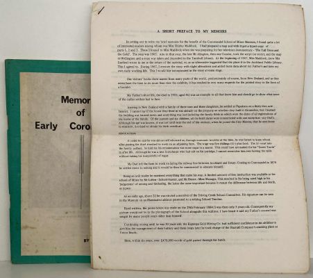 MEMORIES OF EARLY COROMANDEL